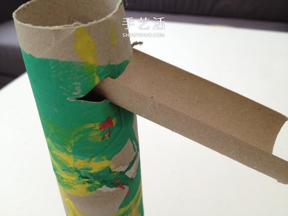 卷紙筒手工制作滾彈珠玩具的教程 -  rpnrmr.com
