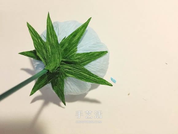 簡單又漂亮的皺紋紙洋牡丹做法圖解 -  rpnrmr.com