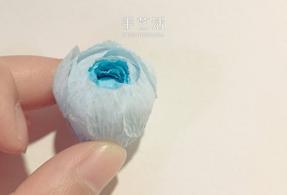 簡單又漂亮的皺紋紙洋牡丹做法圖解 -  rpnrmr.com