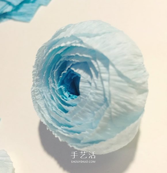 簡單又漂亮的皺紋紙洋牡丹做法圖解 -  rpnrmr.com