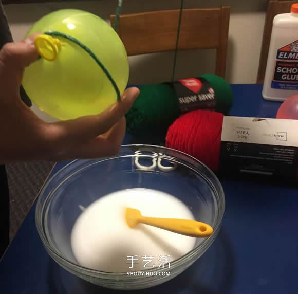 毛線手工制作圣誕燈飾的方法教程 -  rpnrmr.com