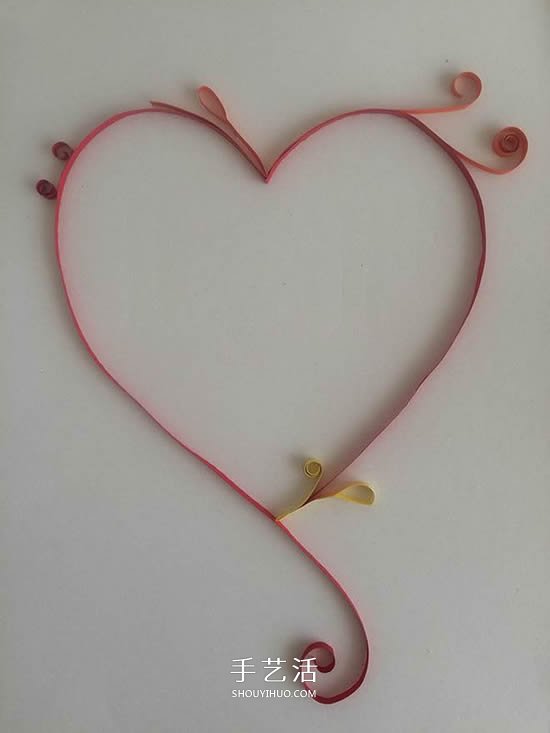 自制結婚禮物-愛心衍紙畫的制作方法 -  rpnrmr.com