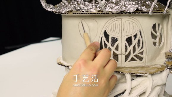 利用廢棄回收材料DIY童話樹屋燈的教程 -  rpnrmr.com