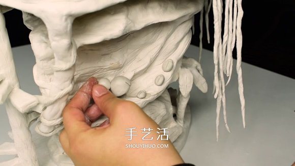 利用廢棄回收材料DIY童話樹屋燈的教程 -  rpnrmr.com