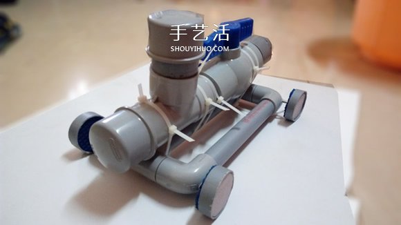 PVC管手工制作小蘇打動(dòng)力玩具車的教程 -  rpnrmr.com