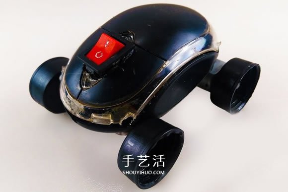 舊鼠標(biāo)手工制作電動(dòng)玩具車的教程 -  rpnrmr.com