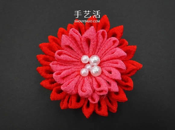 和風(fēng)花朵發(fā)梳的制作教程圖解 -  rpnrmr.com