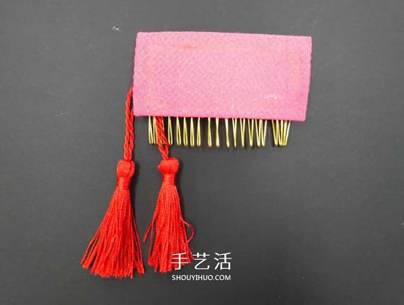 和風(fēng)花朵發(fā)梳的制作教程圖解 -  rpnrmr.com
