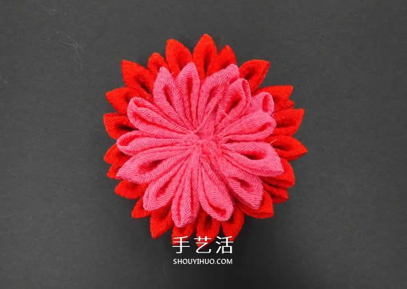 和風(fēng)花朵發(fā)梳的制作教程圖解 -  rpnrmr.com