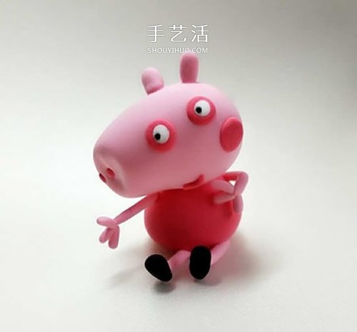 超輕粘土手工制作粉紅小豬佩奇圖解教程 -  rpnrmr.com