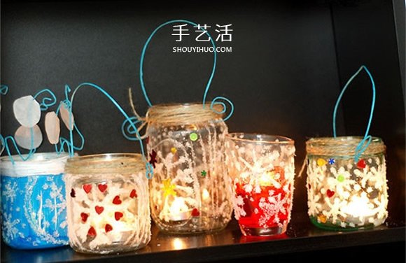 玻璃瓶手工制作雪花許愿瓶圖解教程 -  rpnrmr.com