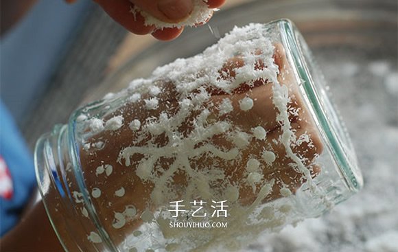 玻璃瓶手工制作雪花許愿瓶圖解教程 -  rpnrmr.com