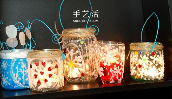 玻璃瓶手工制作雪花許愿瓶圖解教程 -  rpnrmr.com