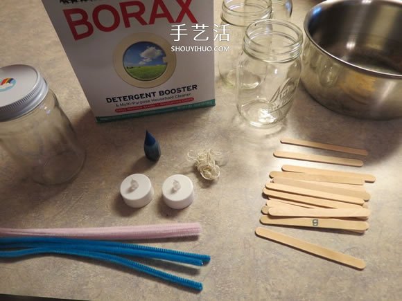自制圣誕節(jié)晶體雪花裝飾品的方法教程 -  rpnrmr.com
