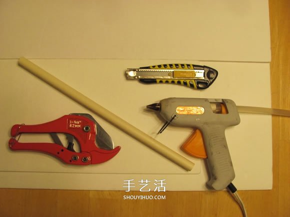 泡沫板手工制作竹蜻蜓玩具圖解教程 -  rpnrmr.com