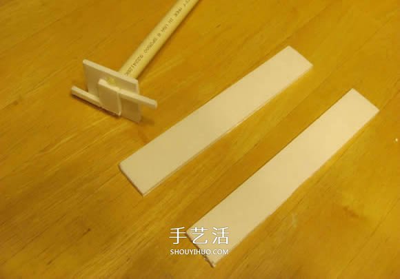 泡沫板手工制作竹蜻蜓玩具圖解教程 -  rpnrmr.com