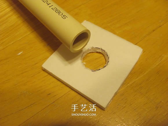 泡沫板手工制作竹蜻蜓玩具圖解教程 -  rpnrmr.com