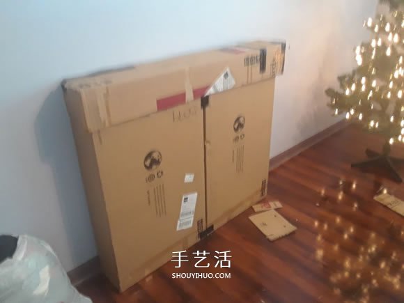 自制圣誕節(jié)人造壁爐的方法教程 -  rpnrmr.com