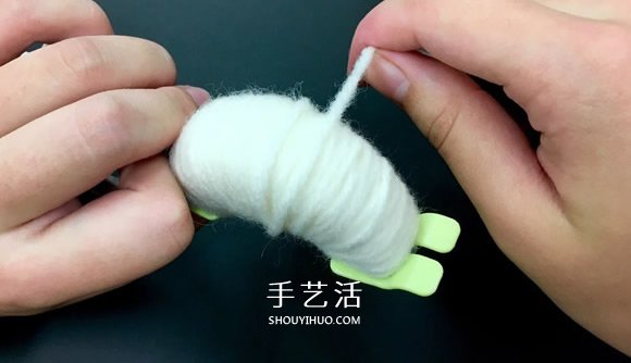 自制毛線球動物胸針的方法教程 -  rpnrmr.com