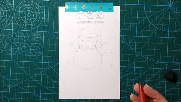 4種簡(jiǎn)單又可愛的手繪圣誕賀卡制作方法 -  rpnrmr.com