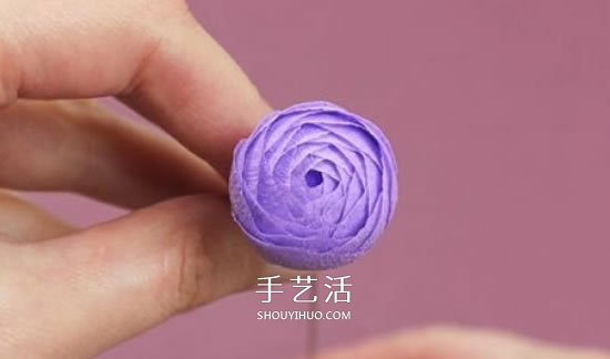 皺紋紙手工制作超美玫瑰花圖解 -  rpnrmr.com