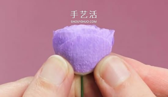 皺紋紙手工制作超美玫瑰花圖解 -  rpnrmr.com