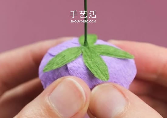 皺紋紙手工制作超美玫瑰花圖解 -  rpnrmr.com