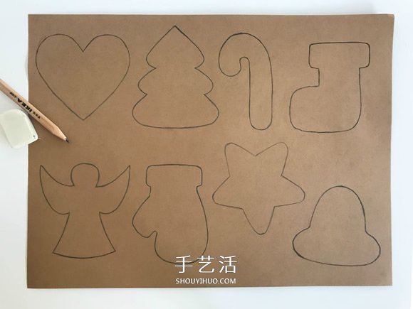 不織布手工制作超可愛圣誕樹掛件圖解 -  rpnrmr.com
