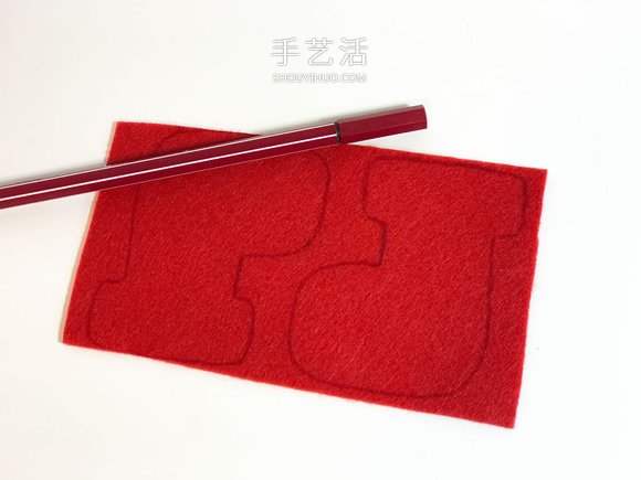 不織布手工制作超可愛圣誕樹掛件圖解 -  rpnrmr.com