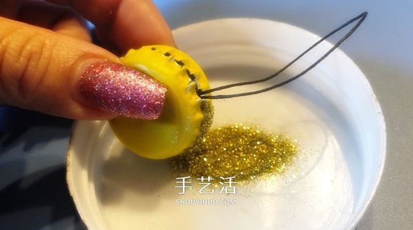 啤酒瓶蓋手工制作馬卡龍飾品圖解教程 -  rpnrmr.com