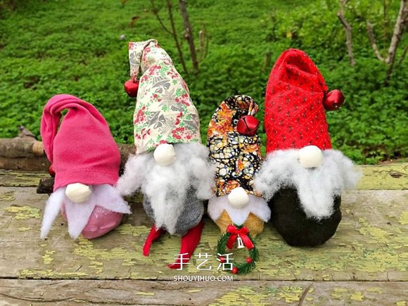 襪子手工制作圣誕小矮人圖解教程 -  rpnrmr.com