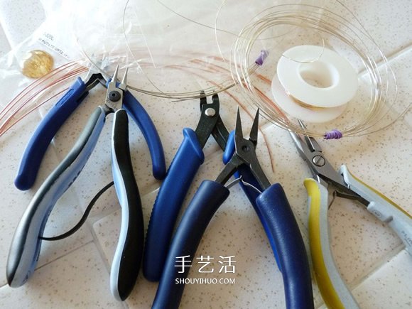 金屬絲手工制作創(chuàng)意鳥巢耳環(huán)圖解教程 -  rpnrmr.com
