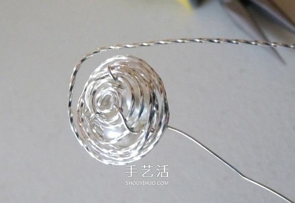 金屬絲手工制作創(chuàng)意鳥巢耳環(huán)圖解教程 -  rpnrmr.com