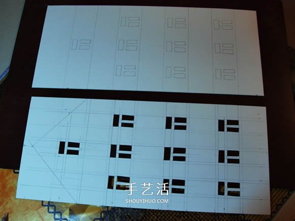 卡紙手工制作圣誕節(jié)房屋模型裝飾 -  rpnrmr.com