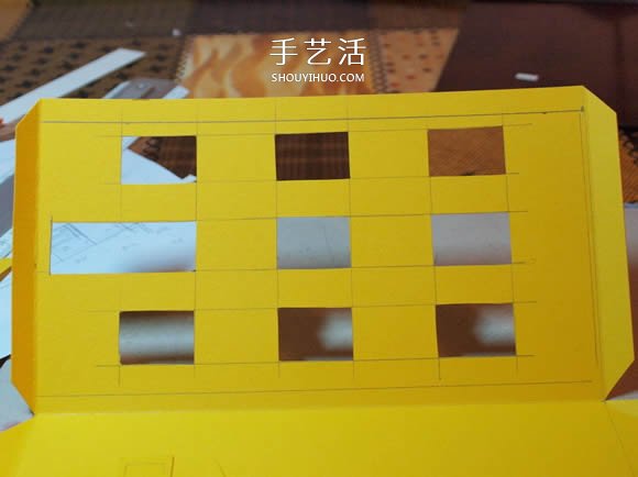 卡紙手工制作圣誕節(jié)房屋模型裝飾 -  rpnrmr.com