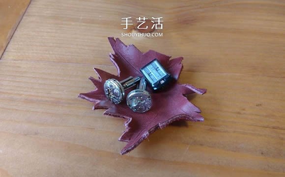 皮革手工制作樹葉碗的做法圖解 -  rpnrmr.com