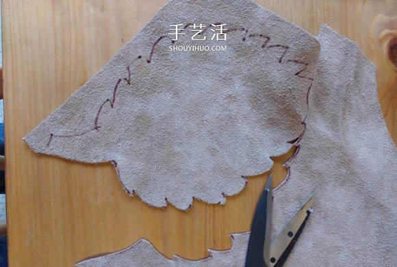 皮革手工制作樹葉碗的做法圖解 -  rpnrmr.com