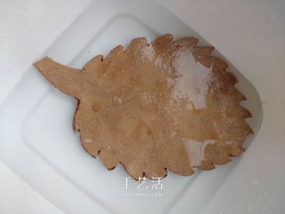 皮革手工制作樹葉碗的做法圖解 -  rpnrmr.com