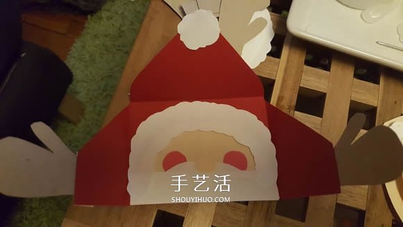 擁抱的圣誕老人賀卡手工制作教程 -  rpnrmr.com