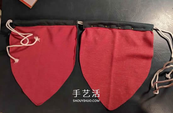 自制草莓束口袋的制作方法圖解 -  rpnrmr.com