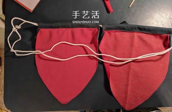 自制草莓束口袋的制作方法圖解 -  rpnrmr.com
