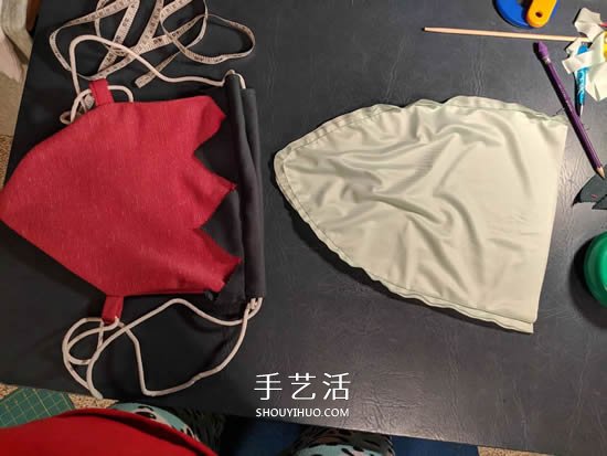 自制草莓束口袋的制作方法圖解 -  rpnrmr.com