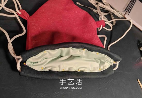 自制草莓束口袋的制作方法圖解 -  rpnrmr.com