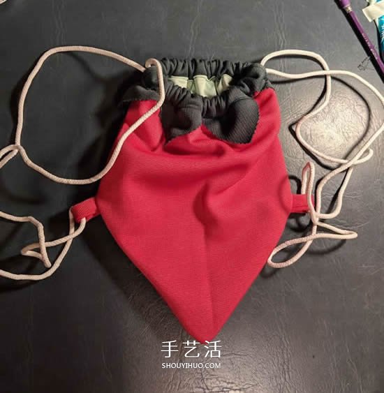 自制草莓束口袋的制作方法圖解 -  rpnrmr.com