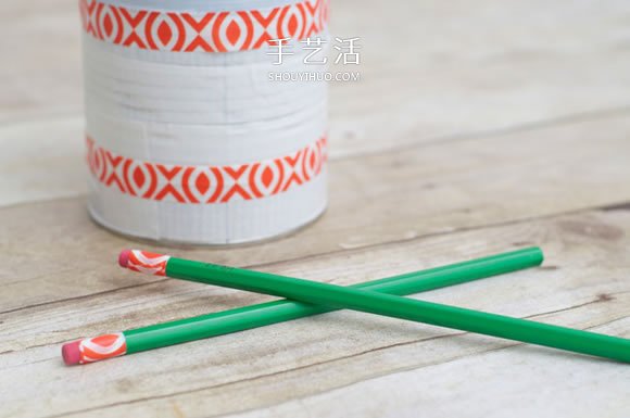 奶粉罐手工制作玩具鼓的方法教程 -  rpnrmr.com