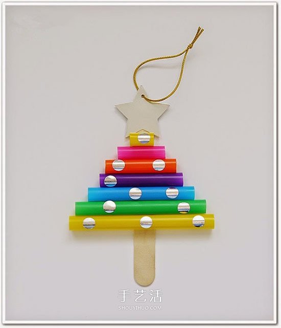 幼兒園手工制作吸管圣誕樹的做法 -  rpnrmr.com