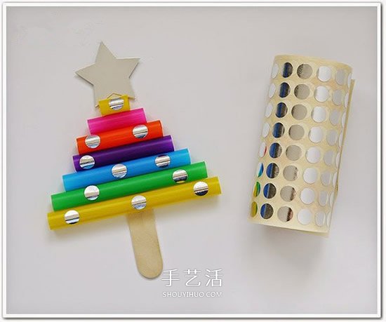 幼兒園手工制作吸管圣誕樹的做法 -  rpnrmr.com