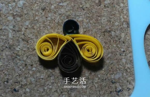 簡單衍紙小蜜蜂的做法圖解教程 -  rpnrmr.com