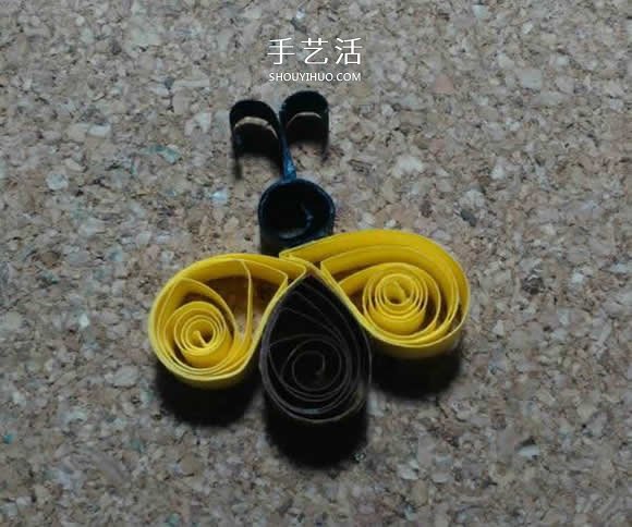 簡單衍紙小蜜蜂的做法圖解教程 -  rpnrmr.com