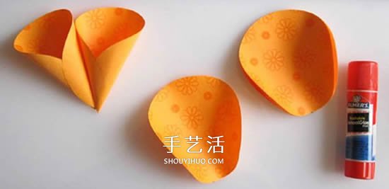 便利貼手工制作立體紙花的做法圖解 -  rpnrmr.com
